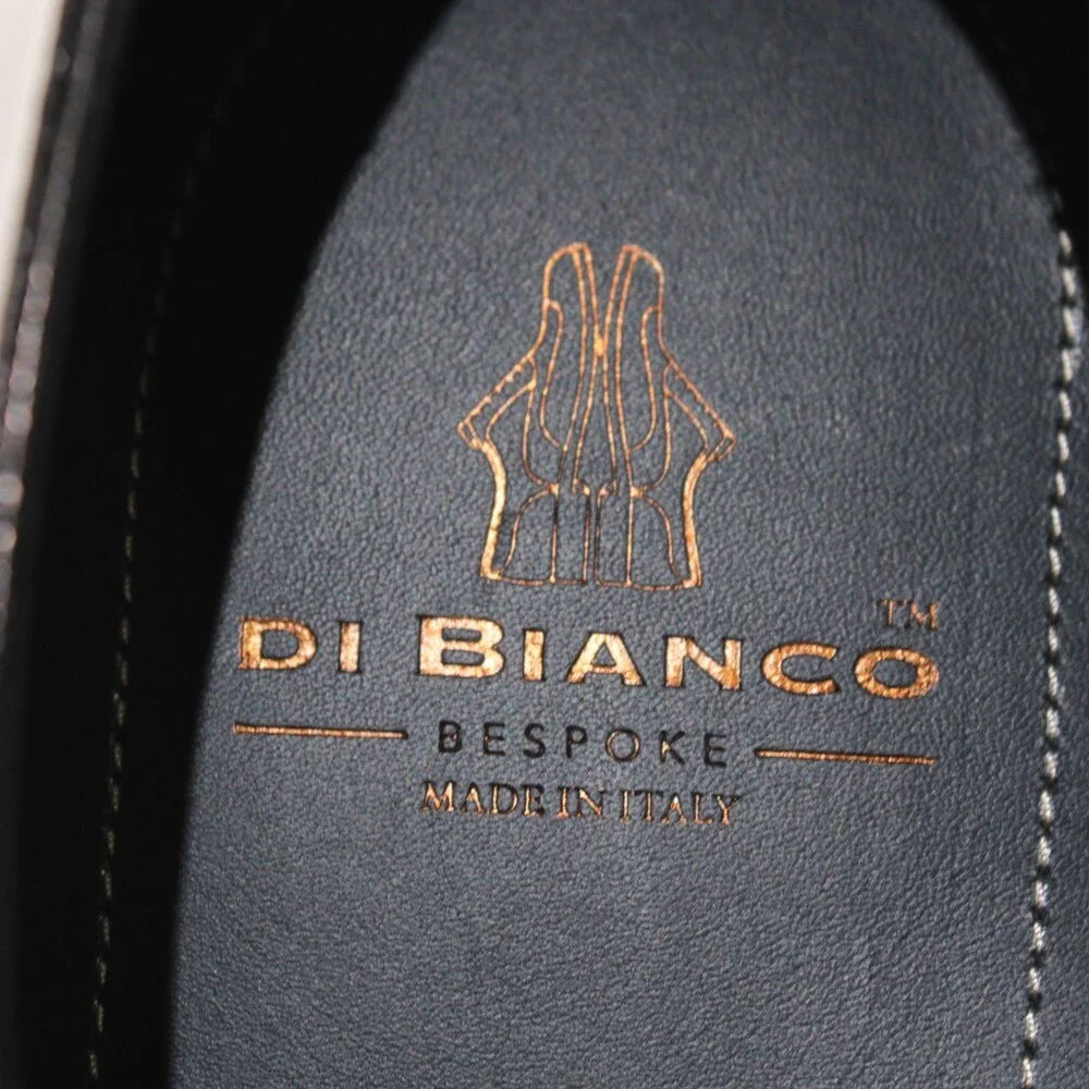 Di Bianco NWB Derby Dress Shoes Size 42.5 (US 9.5) Green Leather Made in Italy